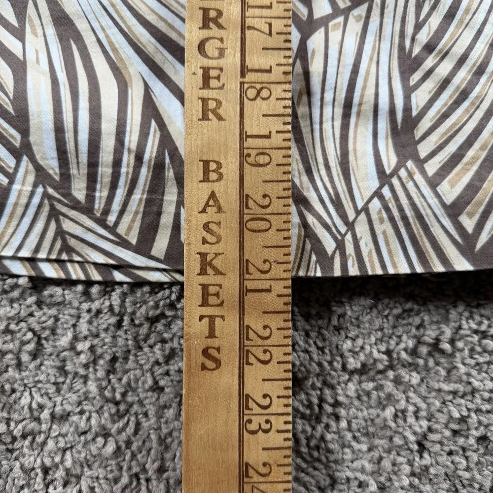Talbots A line Leaf Skirt‎ Size 12 Petite tropical resort wear neutral preppy